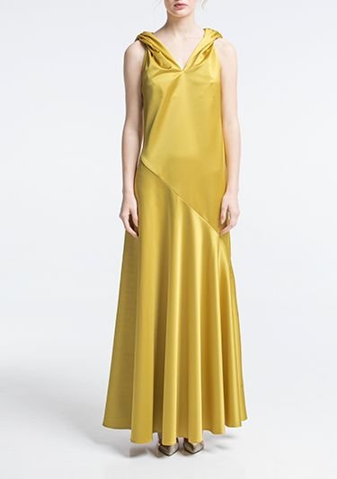  Платье желтое в греческом стиле