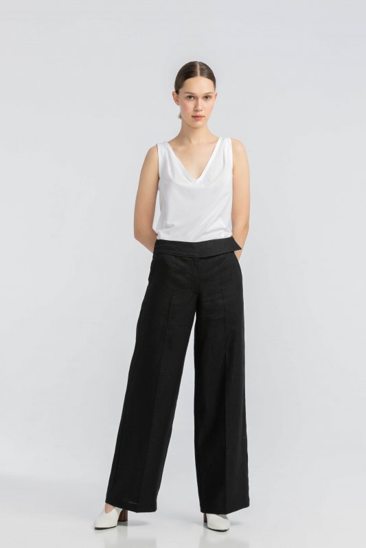 Белая шифоновая майка