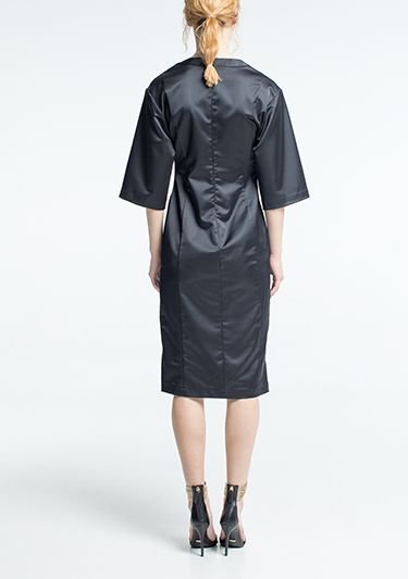 Платье черное в японском стиле Фото 3