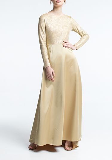 Платье золотое со шлейфом Фото 6