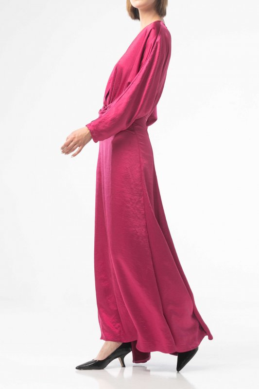 Розовое платье на молнии Фото 2
